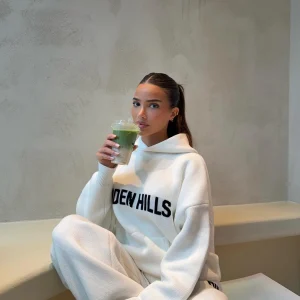 KNIT HOODIE OFF WHITE
