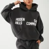 GATED COMMUNITY HOODIE DARK GREY