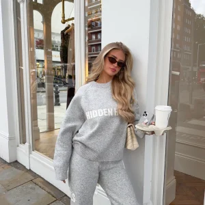 KNIT SWEATER LIGHT GREY