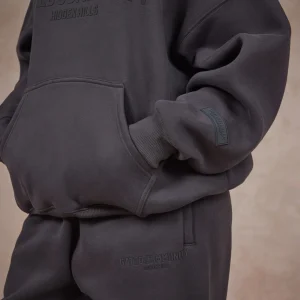 BASICS HOODIE DARK GREY