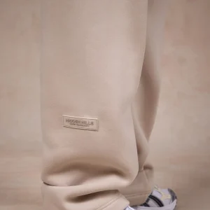 BASICS STRAIGHT LEG SWEATPANTS SAND