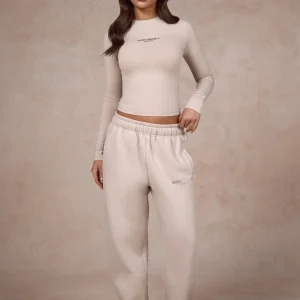 BASICS LONGSLEEVE TOP SAND