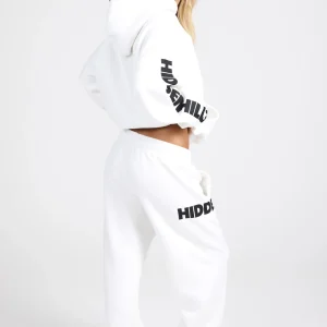 LOGO STRAIGHT LEG SWEATPANTS OFF WHITE