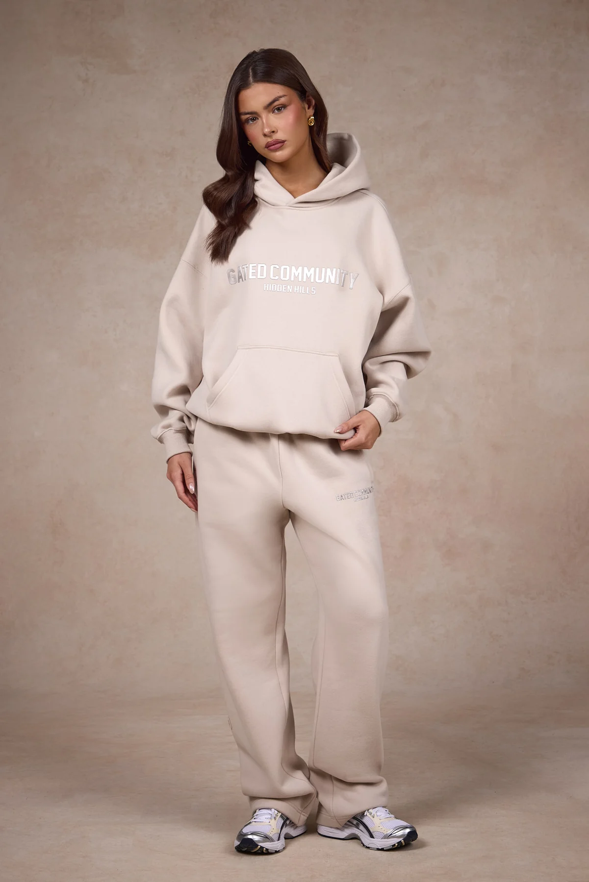 BASICS HOODIE SAND