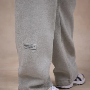 BASICS STRAIGHT LEG SWEATPANTS MEDIUM GRAY