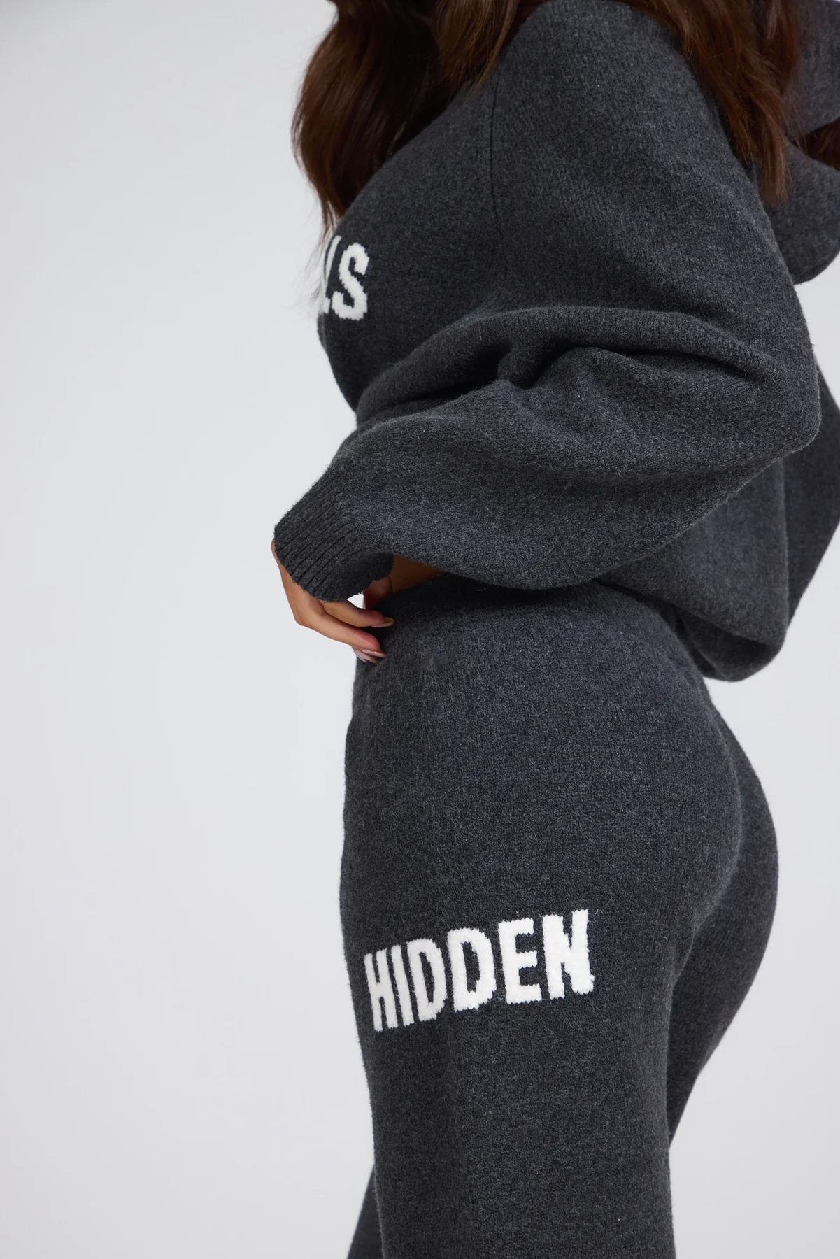 KNIT SWEATPANTS DARK GREY