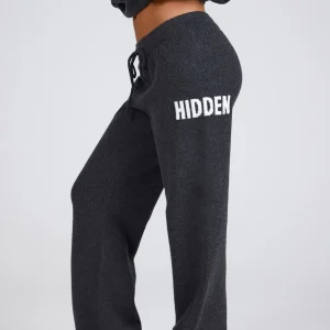 KNIT SWEATPANTS DARK GREY