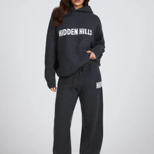 KNIT SWEATPANTS DARK GREY