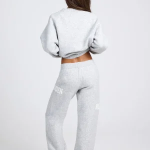 KNIT SWEATPANTS LIGHT GREY