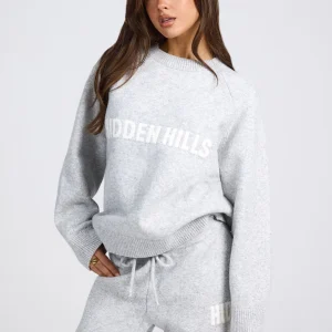 KNIT SWEATER LIGHT GREY