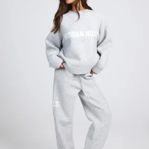 KNIT SWEATER LIGHT GREY