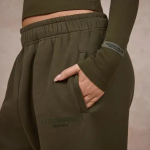 BASICS LONGSLEEVE TOP OLIVE