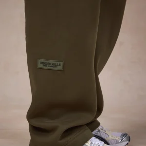 BASICS STRAIGHT LEG SWEATPANTS OLIVE
