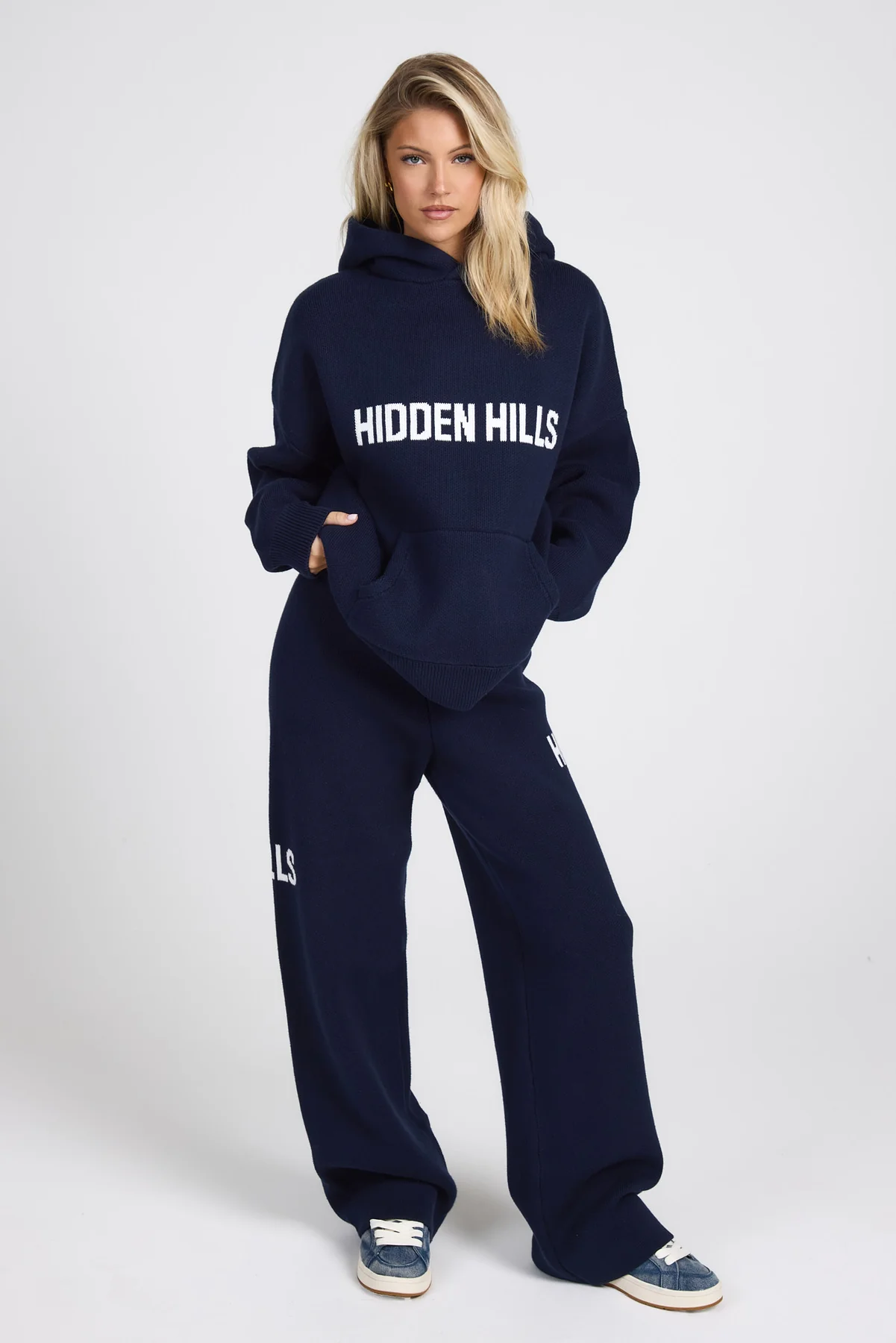 KNIT SWEATPANTS NAVY