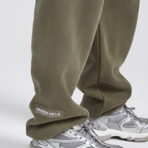 LABEL STRAIGHT LEG SWEATPANTS SAGE