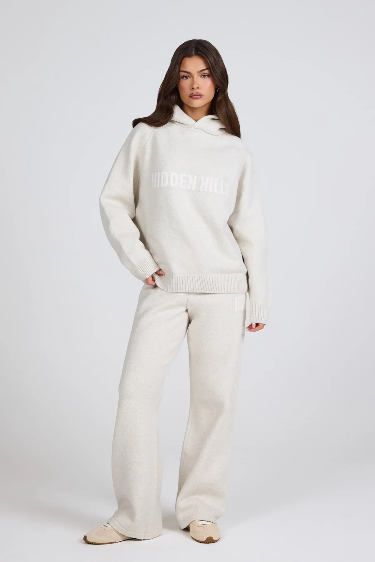 KNIT SWEATPANTS BEIGE