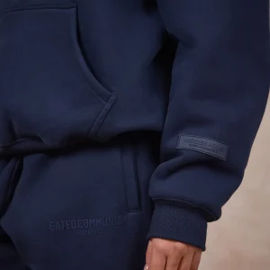 BASICS HOODIE NAVY
