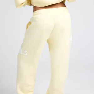 GATED COMMUNITY STRAIGHT LEG SWEATPANTS BUTTER YELLOW