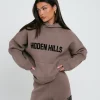 KNIT HOODIE TAUPE