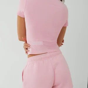 LABEL T-SHIRT LIGHT PINK
