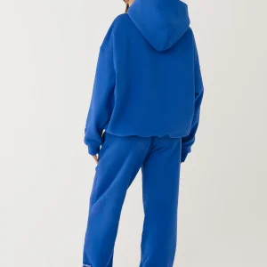 EMBOSSED HOODIE ROYAL BLUE