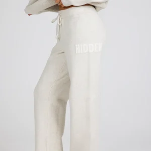 KNIT SWEATPANTS BEIGE
