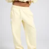 GATED COMMUNITY STRAIGHT LEG SWEATPANTS BUTTER YELLOW