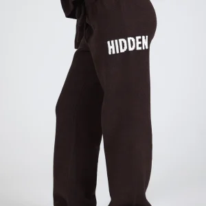 KNIT SWEATPANTS DARK BROWN