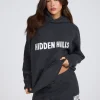 KNIT HOODIE DARK GREY