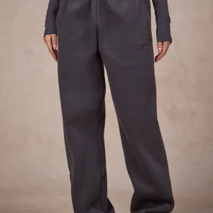 BASICS STRAIGHT LEG SWEATPANTS DARK GREY