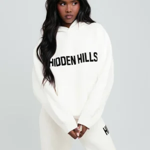 KNIT HOODIE OFF WHITE