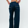 LOGO STITCH JEANS INDIGO