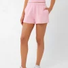 LABEL SHORTS LIGHT PINK