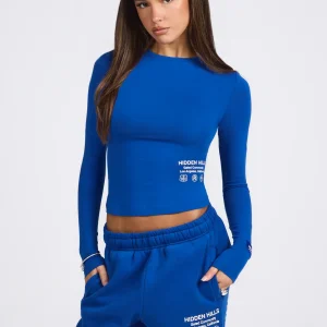TAG LONGSLEEVE TOP ROYAL BLUE