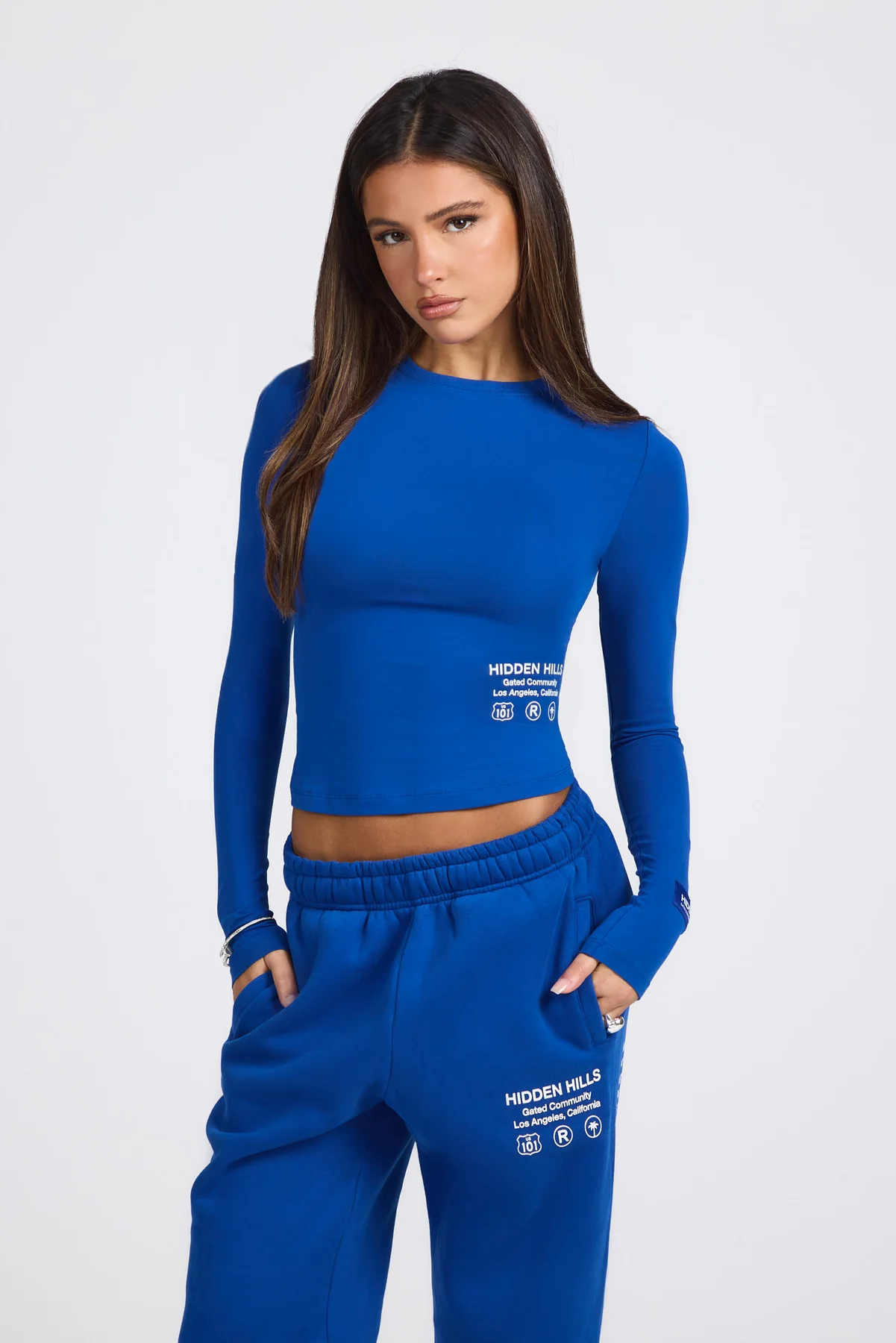 TAG LONGSLEEVE TOP ROYAL BLUE