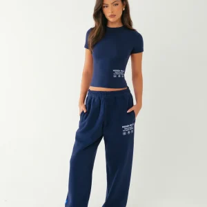 TAG STRAIGHT LEG SWEATPANTS NAVY
