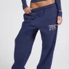 LABEL STRAIGHT LEG SWEATPANTS FUTURE DUSK