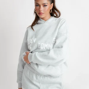 GATED COMMUNITY HOODIE LIGHT GREY