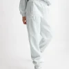 GATED COMMUNITY CUFFED SWEATPANTS LIGHT GRAY