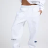 '55 EMBROIDERY STRAIGHT LEG SWEATPANTS LIGHT GRAY