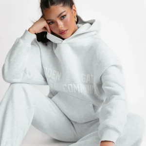 GATED COMMUNITY HOODIE LIGHT GREY