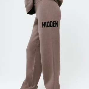KNIT SWEATPANTS TAUPE