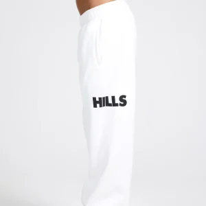 LOGO STRAIGHT LEG SWEATPANTS OFF WHITE