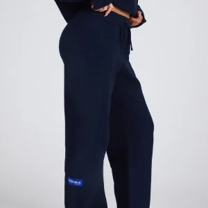 KNIT LABEL SWEATPANTS NAVY