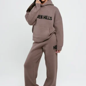 KNIT SWEATPANTS TAUPE