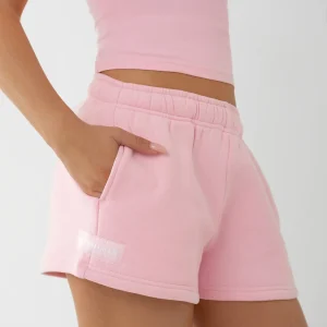 LABEL SHORTS LIGHT PINK