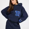 '55 EMBROIDERY HOODIE NAVY