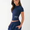 LABEL T-SHIRT NAVY