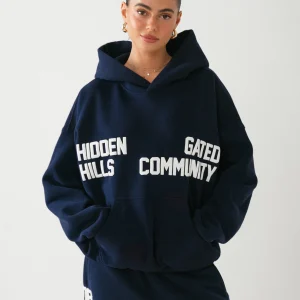 GATED COMMUNITY HOODIE NAVY