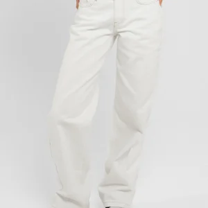 LOGO STITCH JEANS OFF WHITE